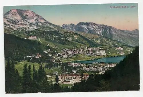 St. Moritz-Bad u. Dorf.