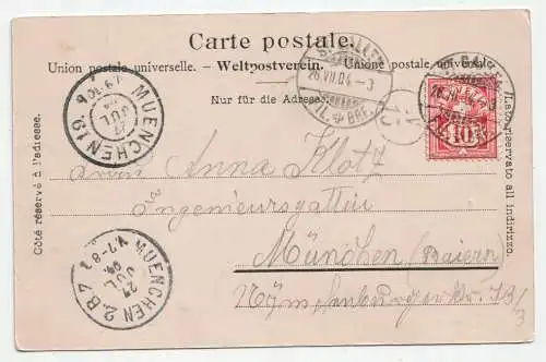 St. Gallen mit Freudenberg. jahr 1904