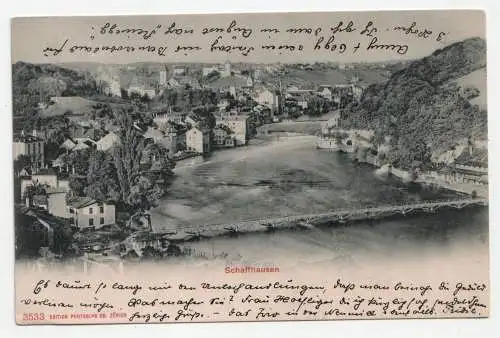 Schaffhausen. jahr 1905