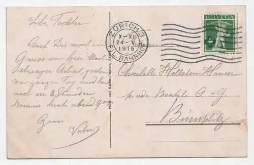 Zürich. jahr 1915