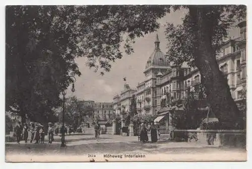 Höheweg Interlaken. jahr 1909