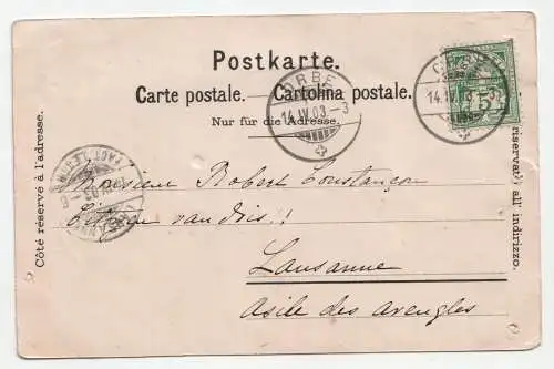 Centenaire Vaudois 1903.