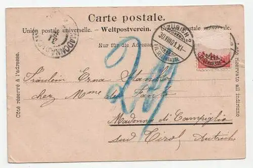 Luzern. Spreuerbrücke. jahr 1901