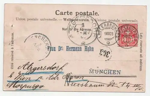 Mürren - Grd. Hotel des Alpes. jahr 1903