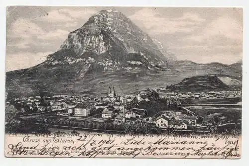 Gruss aus Glarus. jahr 1901