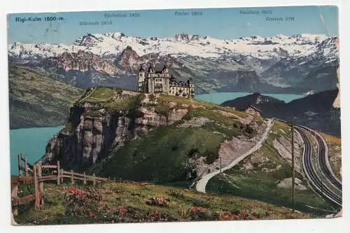 Rigi-Kulm 1800 m.