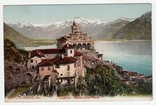 Locarno. Madonna del Sasso. jahr 1907