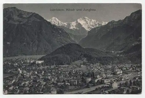 Interlaken. Mönch und Jungfrau. jahr 1912