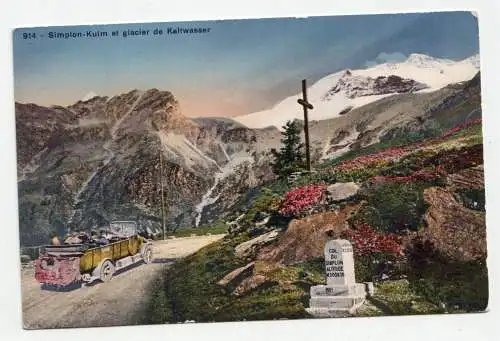 Simplon-Kulm et glacier de Kaltwasser