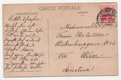 Geneve - Vue generale. jahr 1910