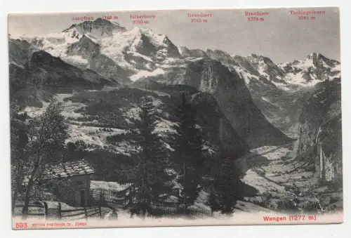 Wengen. jahr 1908