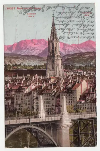 Bern und die Alpen. jahr 1912