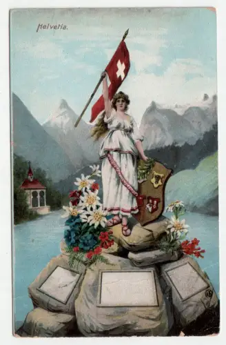 Helvetia. jahr 1909