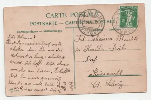 Helvetia. jahr 1909