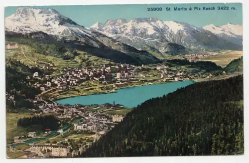 St. Moritz & Piz Kesch. jahr 1915