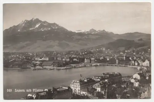 Luzern mit Pilatus.