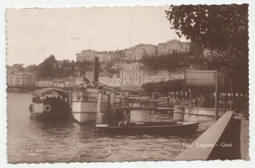 Lugano - Quai. jahr 1924
