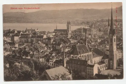 Zürich vom Polytechnikum. jahr 1908