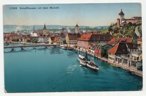 Schaffhausen mit dem Munoth. jahr 1912