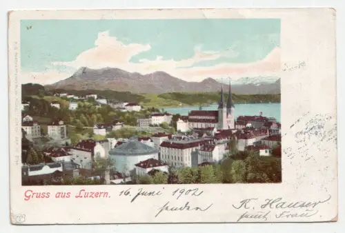 Gruss aus Luzern. jahr 1902