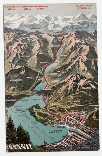 Brünigbahn. jahr 1912