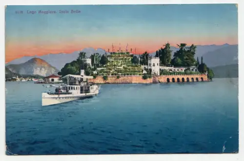 Lago Maggiore. Isola Bella. jahr 1914