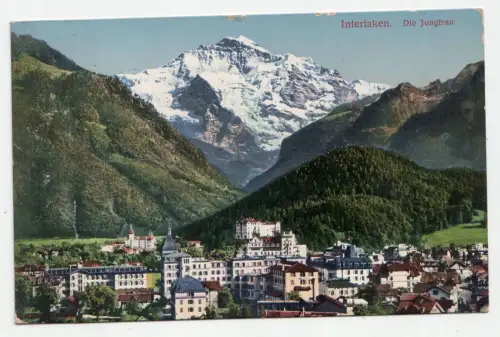 Interlaken. Die Jungfrau. jahr 1911