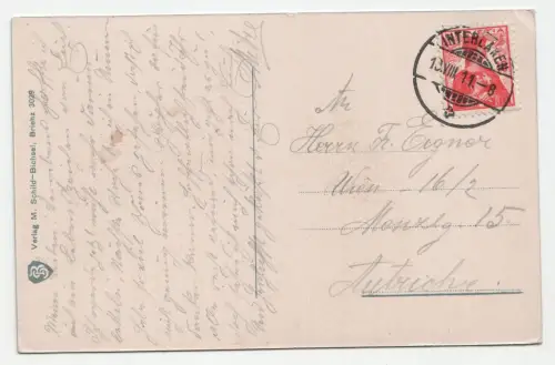 Interlaken. Die Jungfrau. jahr 1911