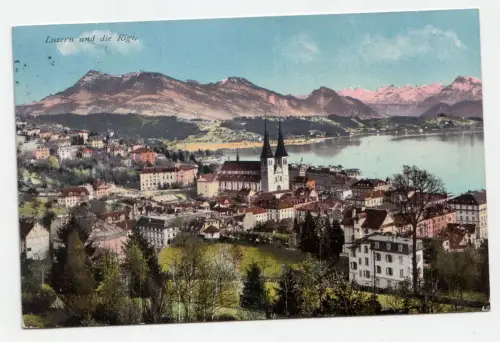 Luzern und die Rigi. jahr 1911
