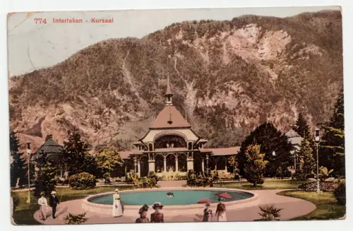Interlaken - Kursaal. jahr 1908