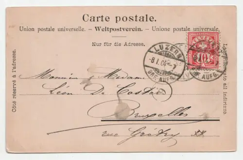 Gletscherpartie. jahr 1904