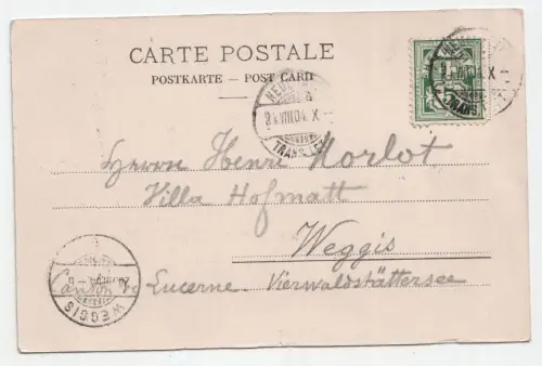 Neuchatel - Vue generale. jahr 1904