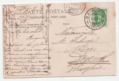 Chamonix - La Mer de glace - Vue prise de la Flegere. jahr 1903