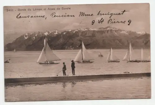 Bords du Leman et Alpes de Savoie. jahr 1910