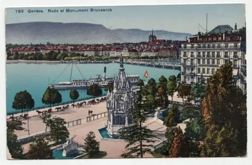 Geneve. Rade et Monument Brunswick
