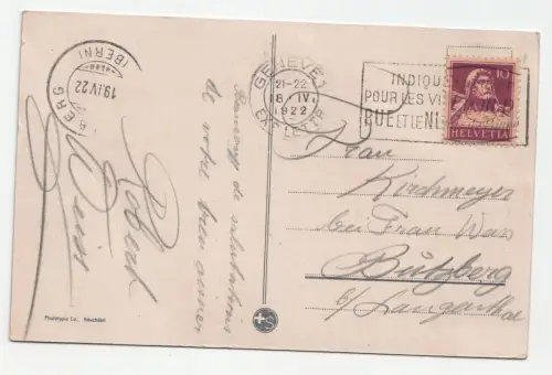 Geneve. Rade et Monument Brunswick