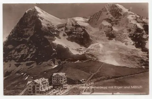 Kleine Scheidegg mit Eiger und Mönch