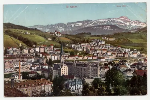 St. Gallen. jahr 1910