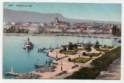 Geneve et rade. jahr 1910