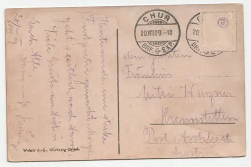 Chur und Calanda. jahr 1909