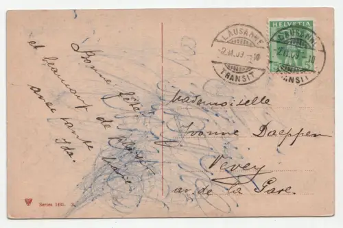 Lausanne. jahr 1909