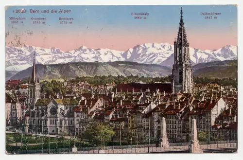 Bern und die Alpen