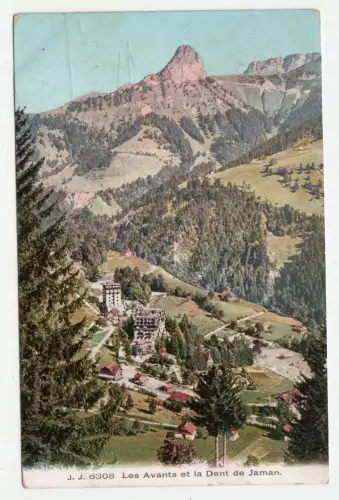 Les Avants et la Dent de Jaman. jahr 1913