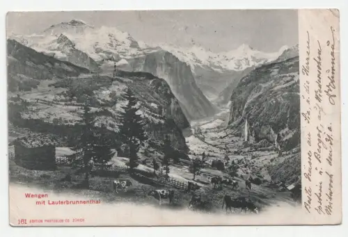 Wengen mit Lauterbrunnenthal. jahr 1904