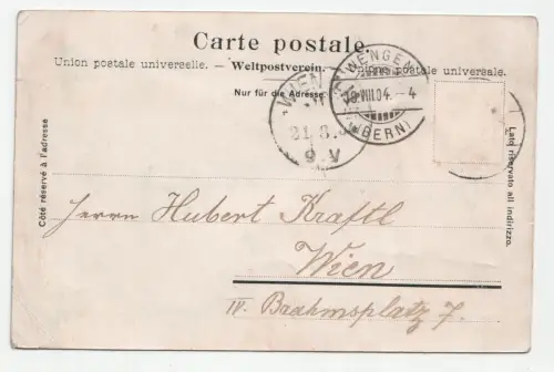 Wengen mit Lauterbrunnenthal. jahr 1904