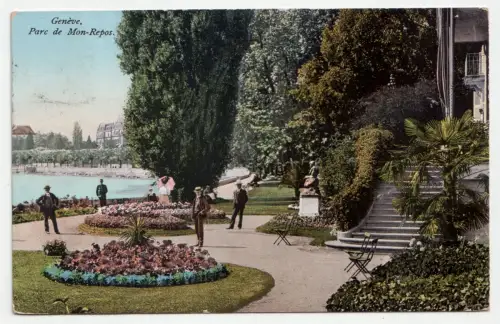 Geneve. Parc de Mon-Repos. jahr 1909