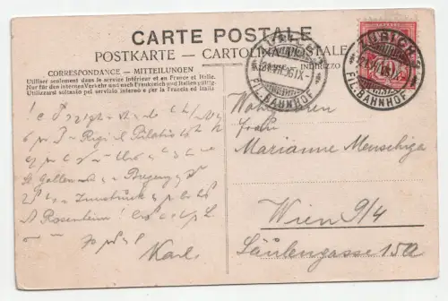 Luzern mit Pilatus. jahr 1906
