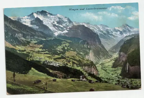 Wengen und Lauterbrunnental. jahr 1912
