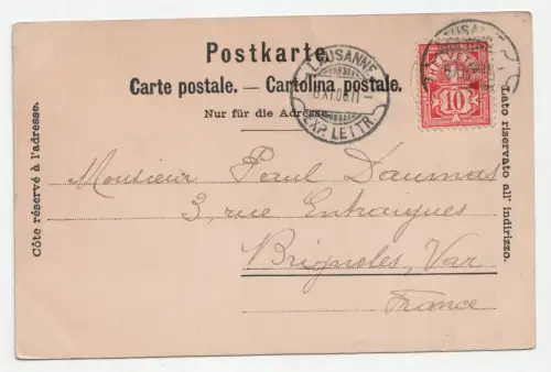 Le Staubbach. jahr 1906