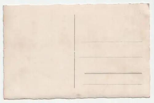 Kinder verlassen die Schule, alte Postkarte